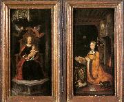 Diptych with Margaret of Austria Worshipping unknow artist